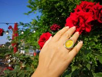 Silver Fountain of Youth - Mood Ring - 25x18 mm - Sterling Silver 925