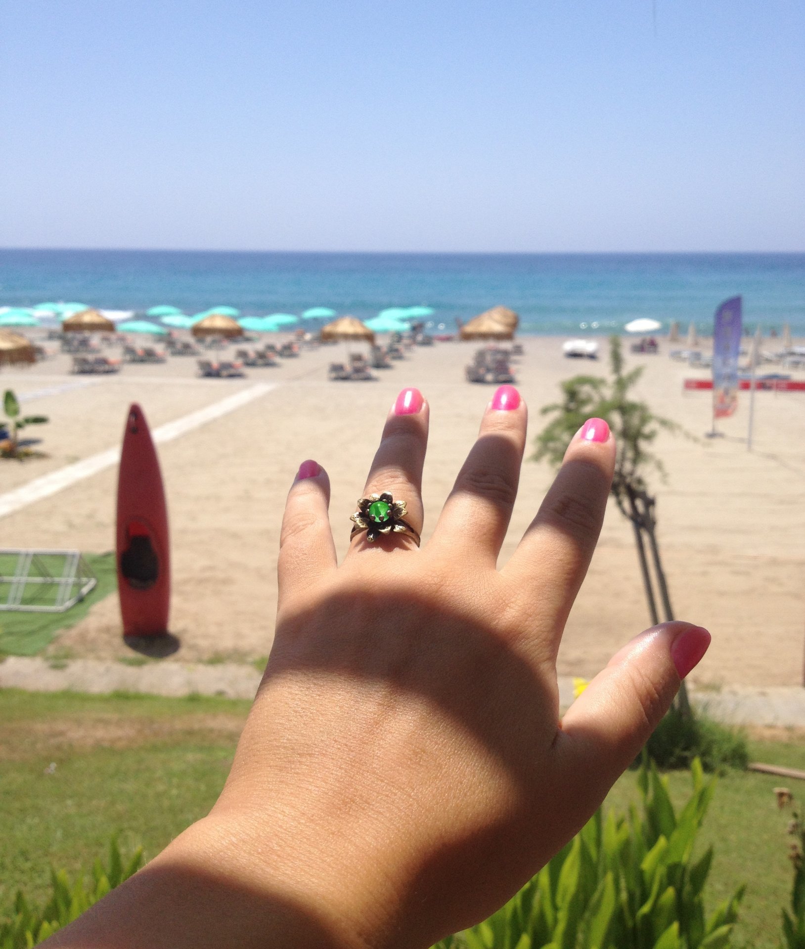 Secret Princess of the Flower Kingdom - Mood Ring - Adjustable - 6 mm - Brass