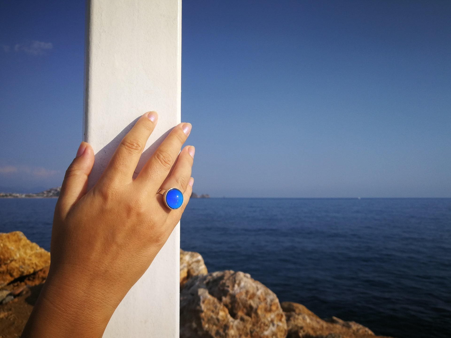 Princess of Dreams - Mood Ring - 17 mm - Sterling Silver 925