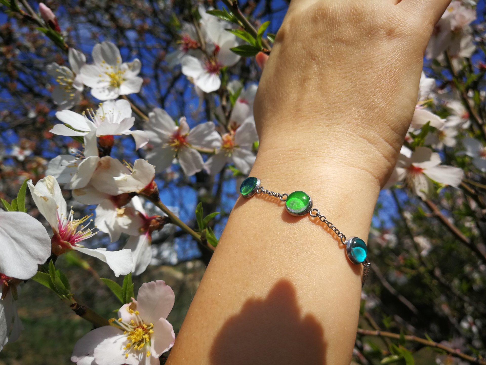 String of Luck - Mood Bracelet - 8 mm - Stainless Steel