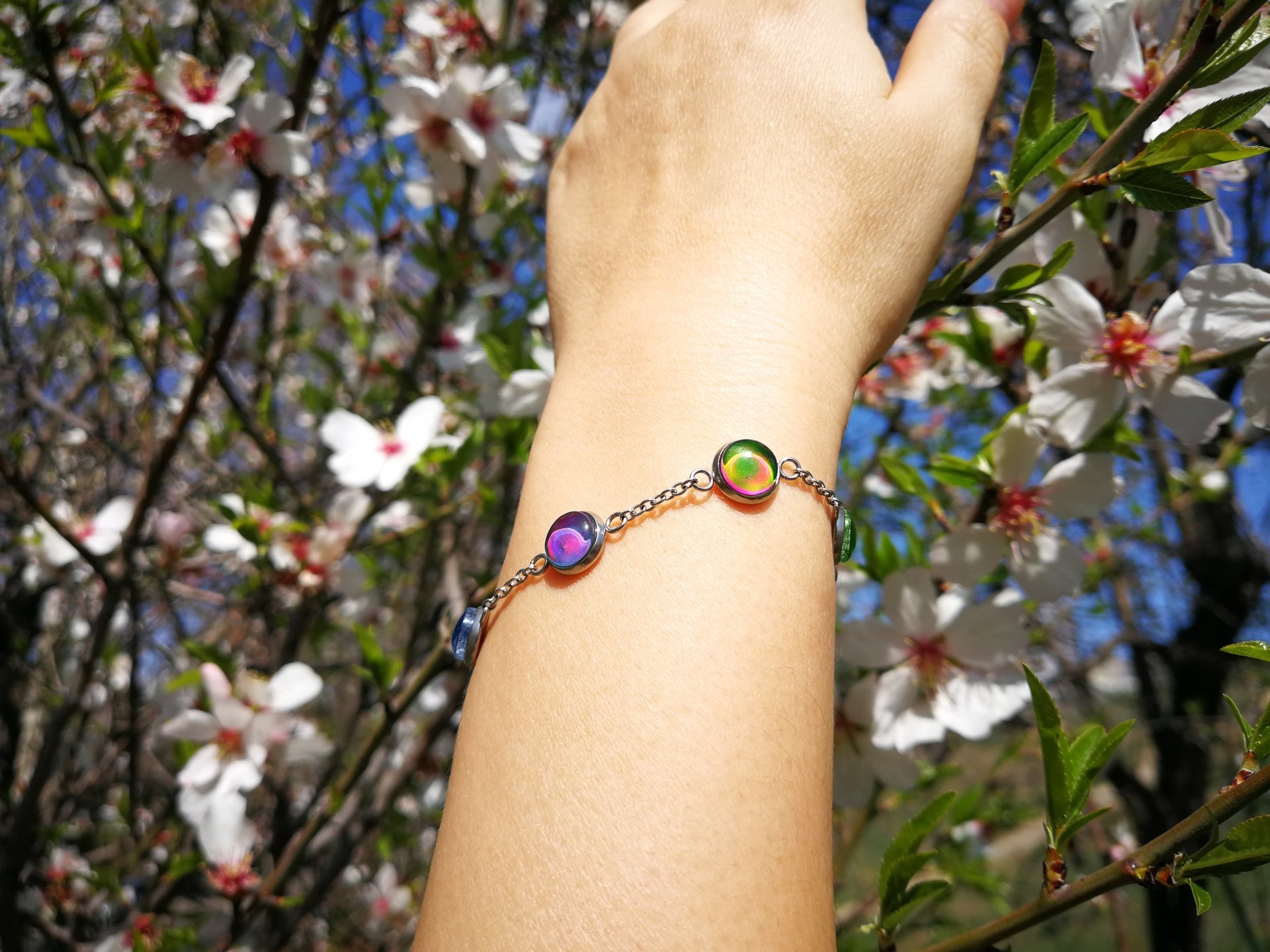 String of Luck - Mood Bracelet - 8 mm - Stainless Steel