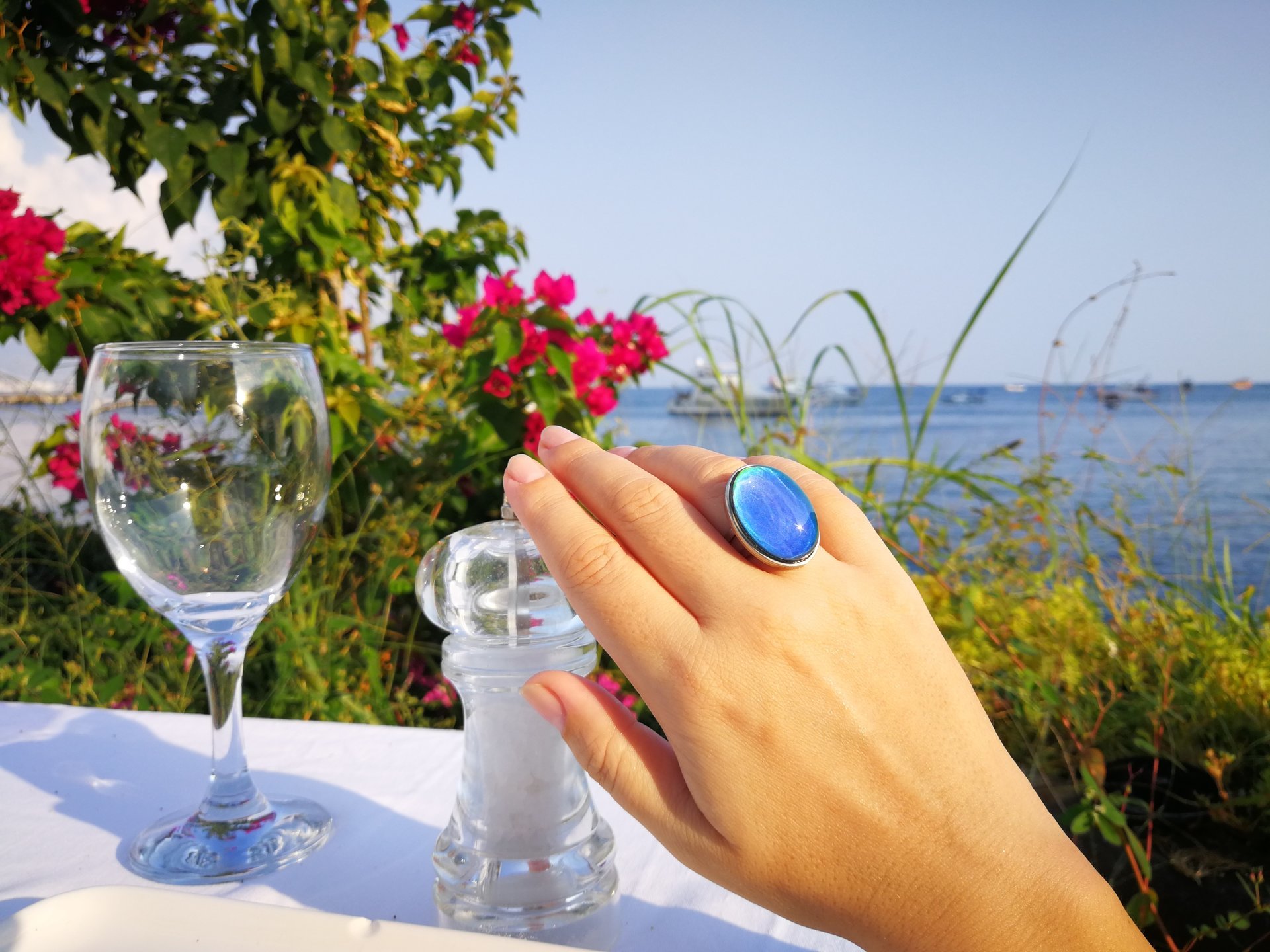 Queen of Destiny - Mood Ring - Adjustable - 25x18 mm - Stainless Steel