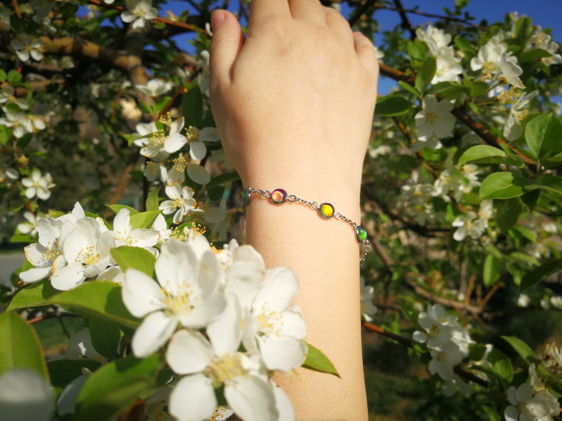 Lucky Seven - Mood Bracelet - 6 mm - Stainless Steel