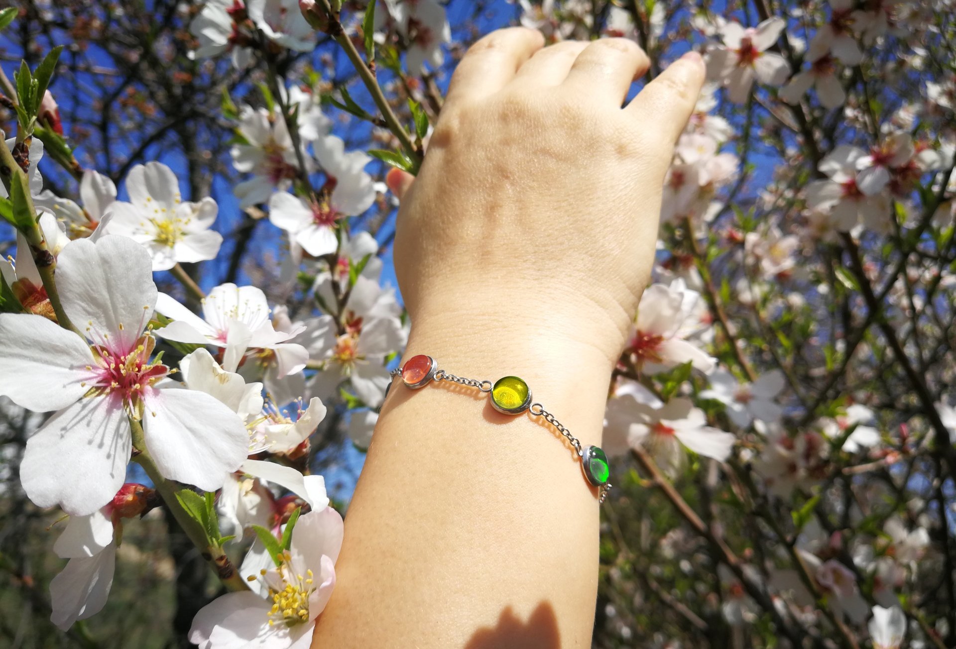 String of Luck - Mood Bracelet - 8 mm - Stainless Steel