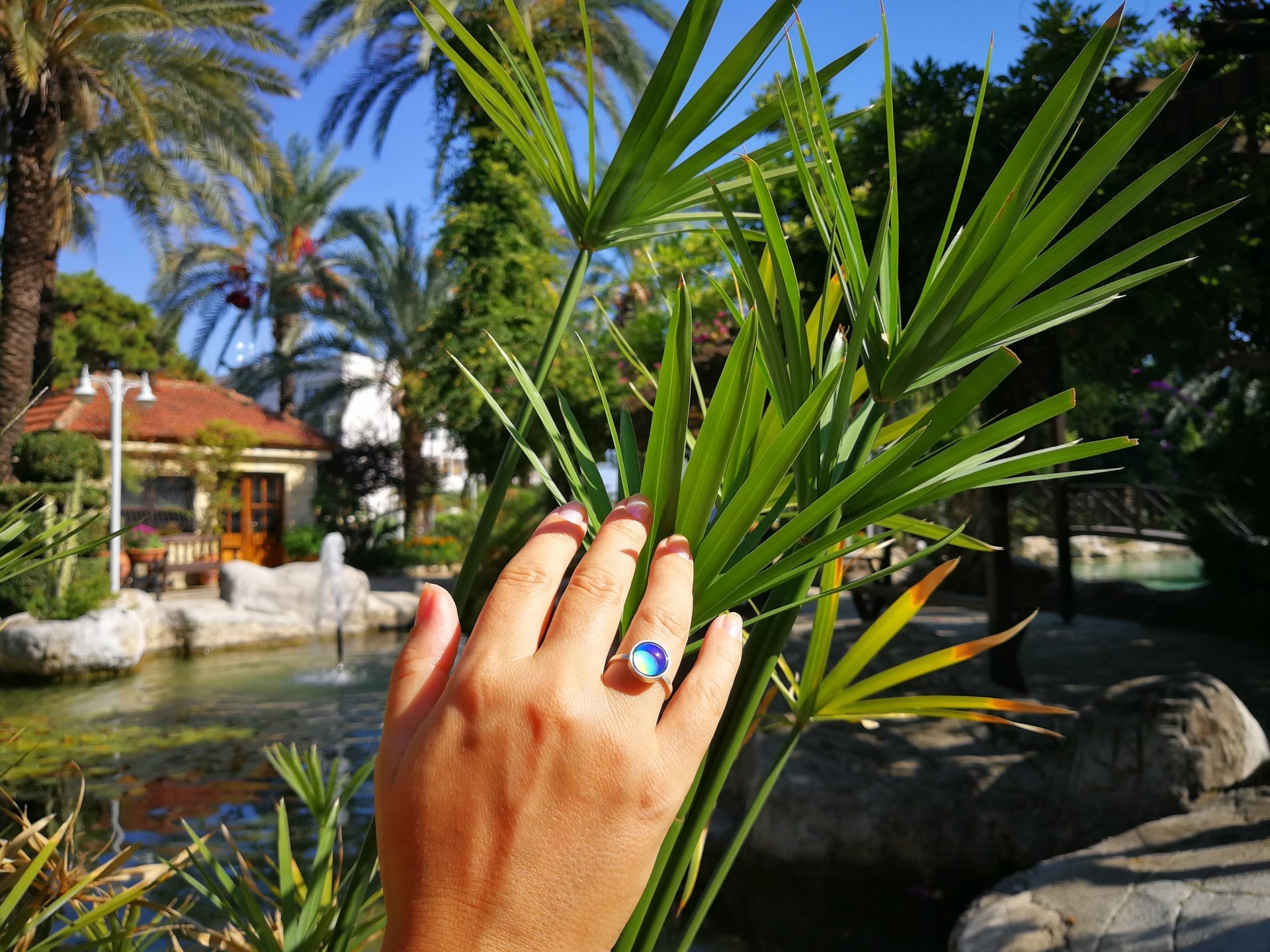 Star of Success - Mood Ring - 10 mm - Sterling Silver 925