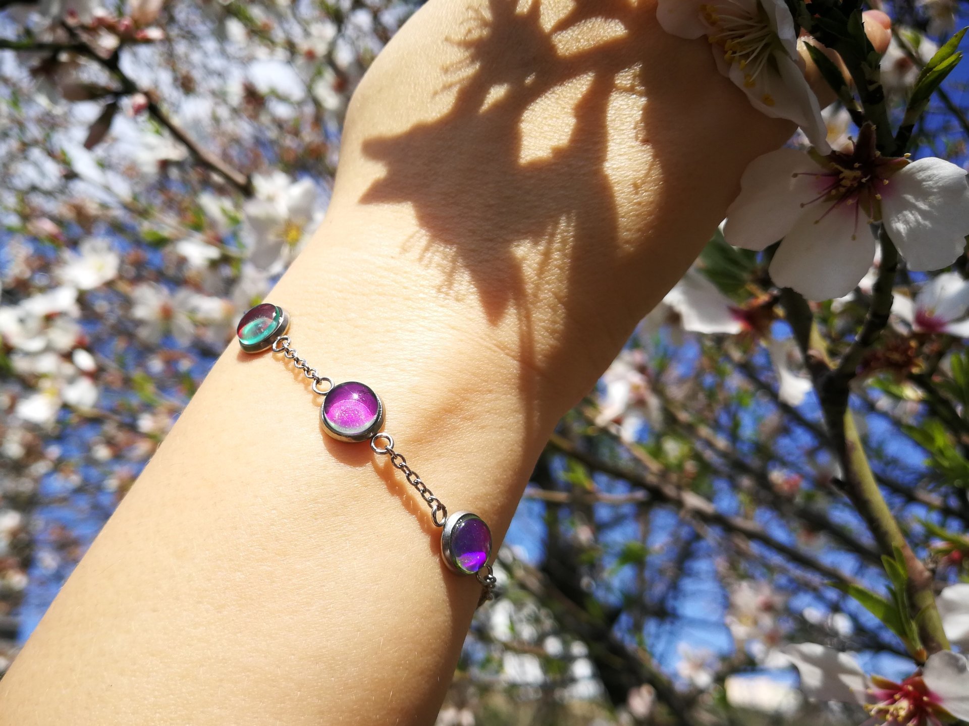 String of Luck - Mood Bracelet - 8 mm - Stainless Steel