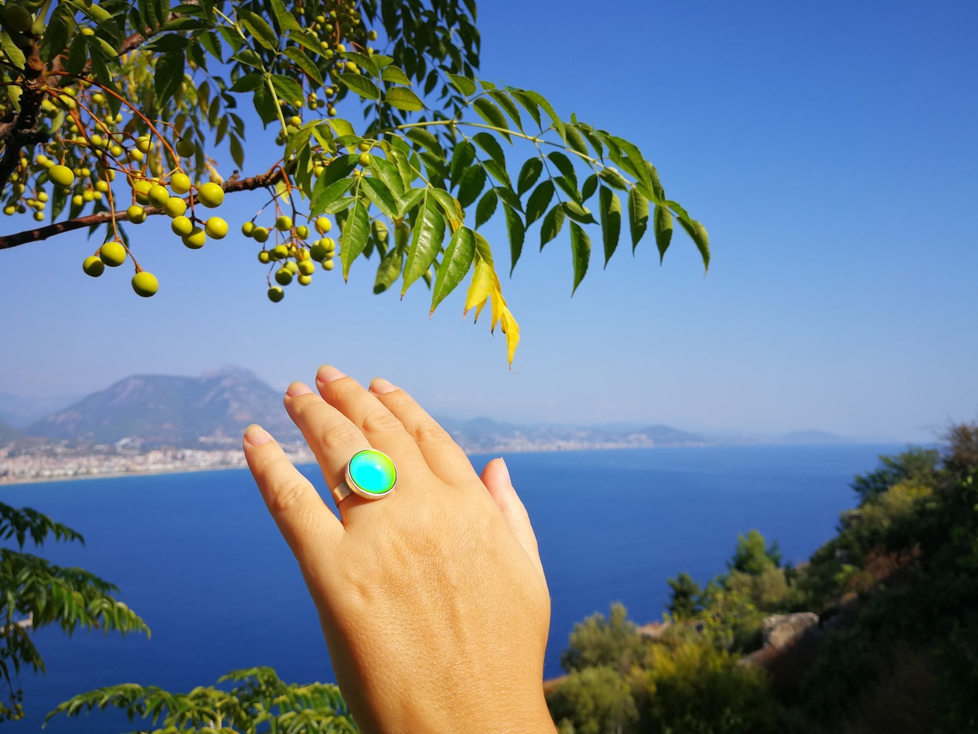 Silver Dream - Mood Ring - 16 mm - Sterling Silver 925