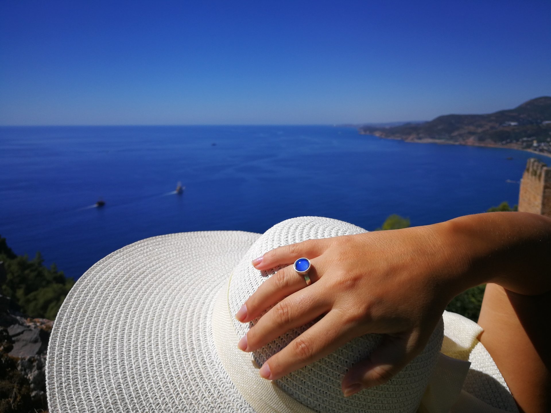 Princess of the Silver Light - Mood Ring - Adjustable or Non-Adjustable - 10 mm - Sterling Silver 925