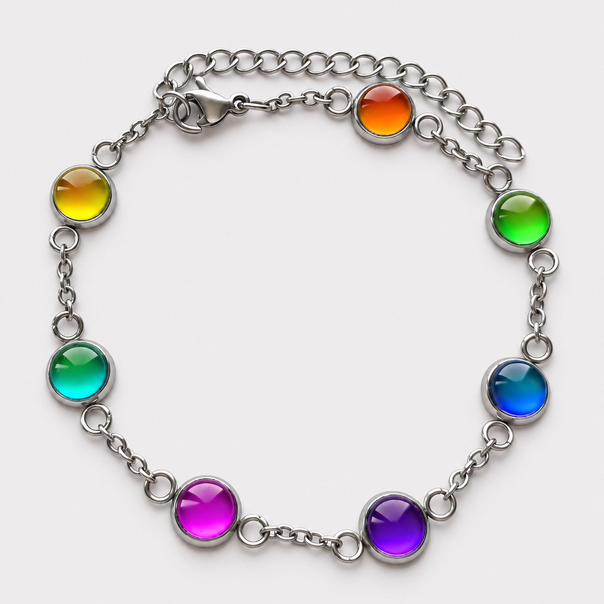 Lucky Seven - Mood Bracelet - 6 mm - Stainless Steel