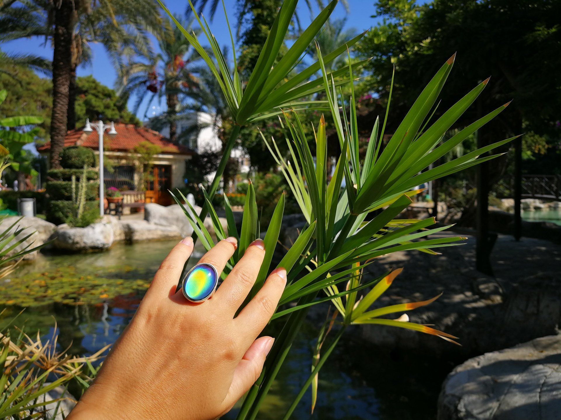 Silver Ring of Wishes - Mood Ring - 25x18 mm - Sterling Silver 925