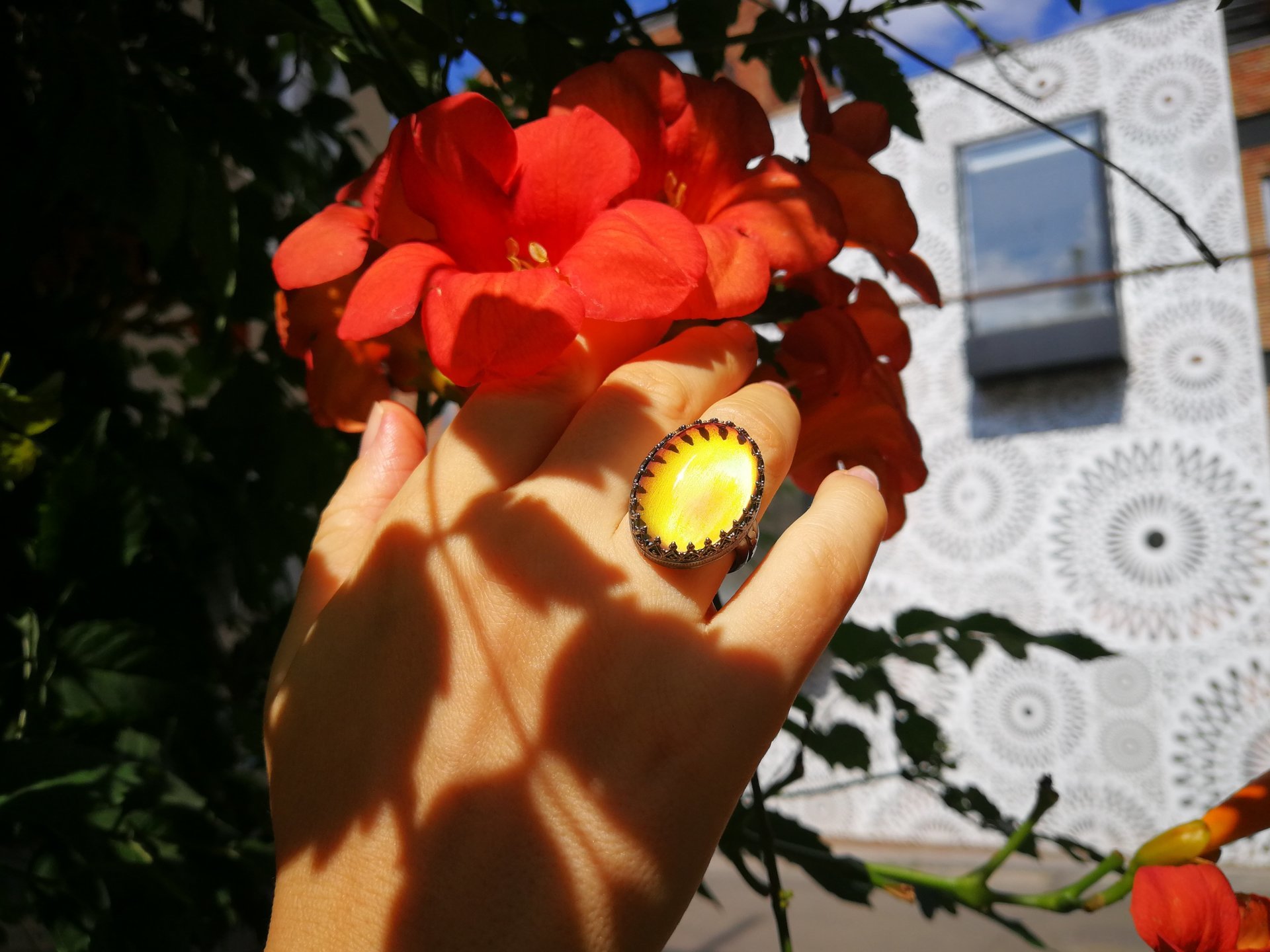 All for Love - Mood Ring - 25x18 mm - Sterling Silver 925