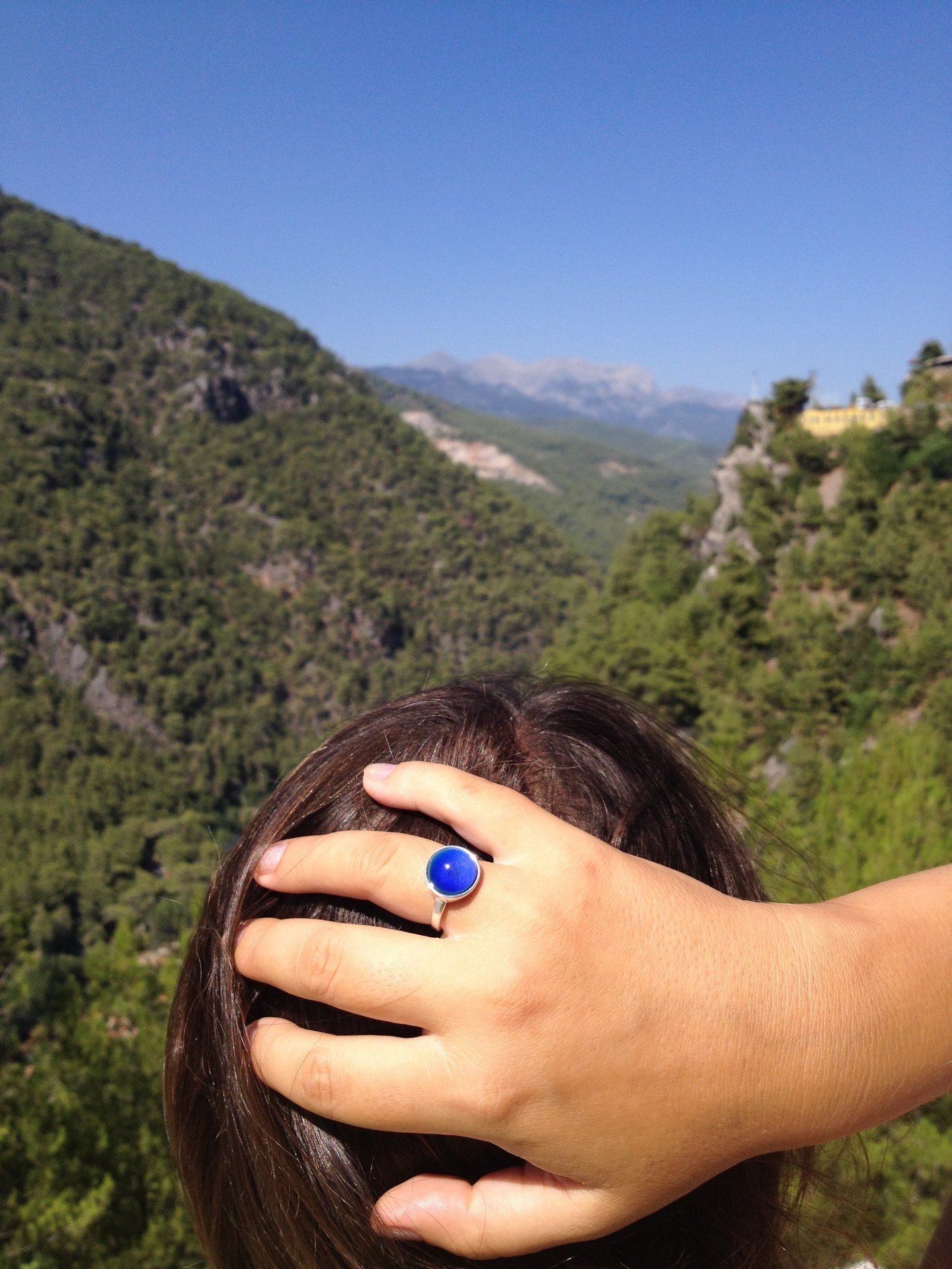 Silver Star of Romance - Mood Ring - 12 mm - Sterling Silver 925