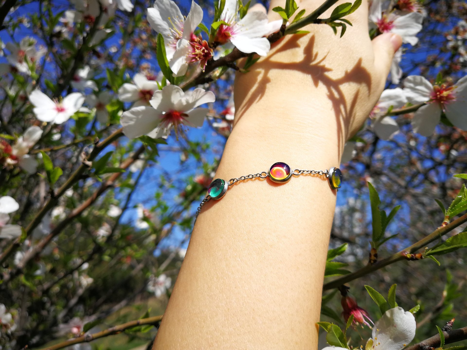 String of Luck - Mood Bracelet - 8 mm - Stainless Steel