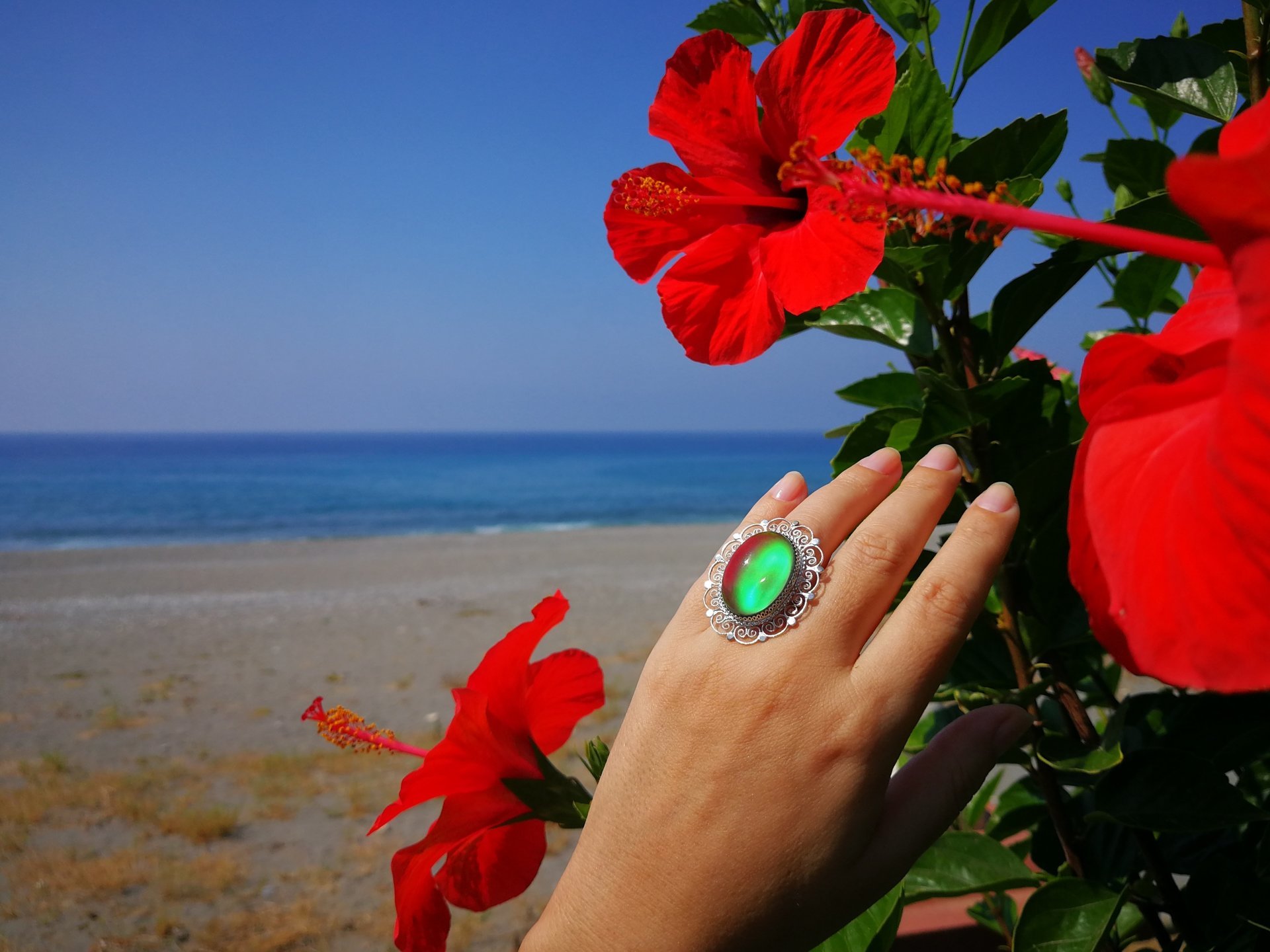 Queen of Style - Mood Ring - 25x18 mm - Silver 800