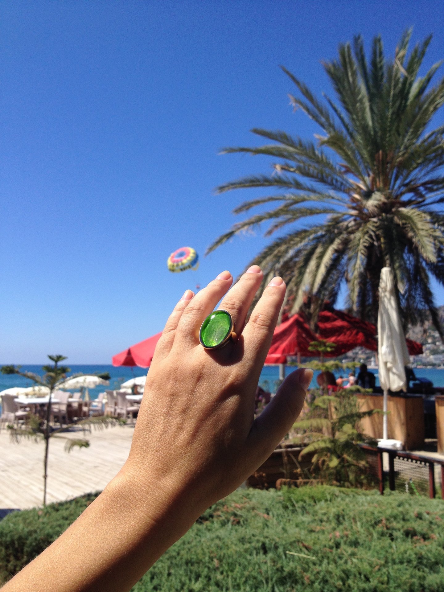 Golden Ring of Wishes - Mood Ring - 25x18 mm - 24k Gold Plated Sterling Silver 925