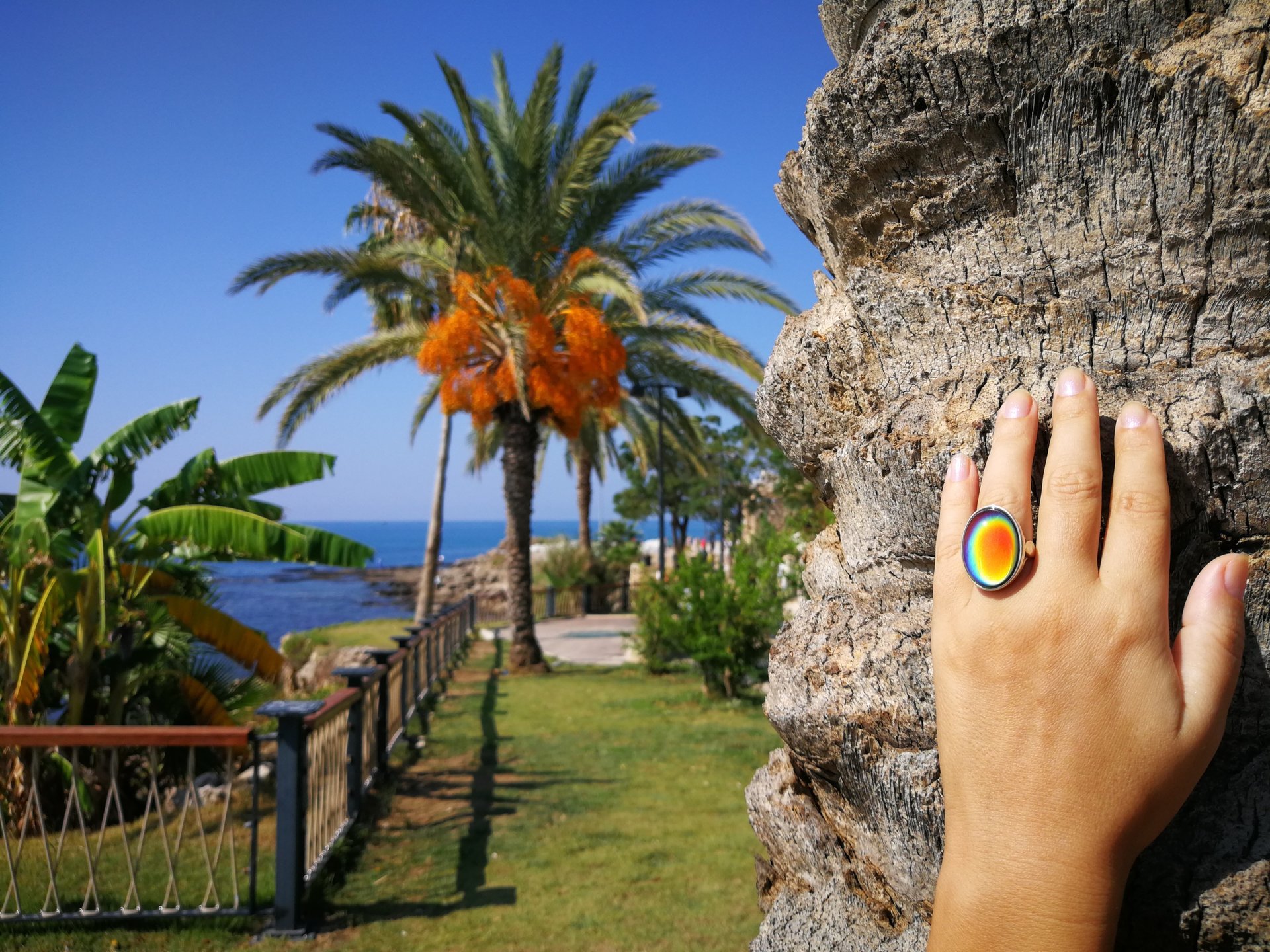 Silver Ring of Wishes - Mood Ring - 25x18 mm - Sterling Silver 925