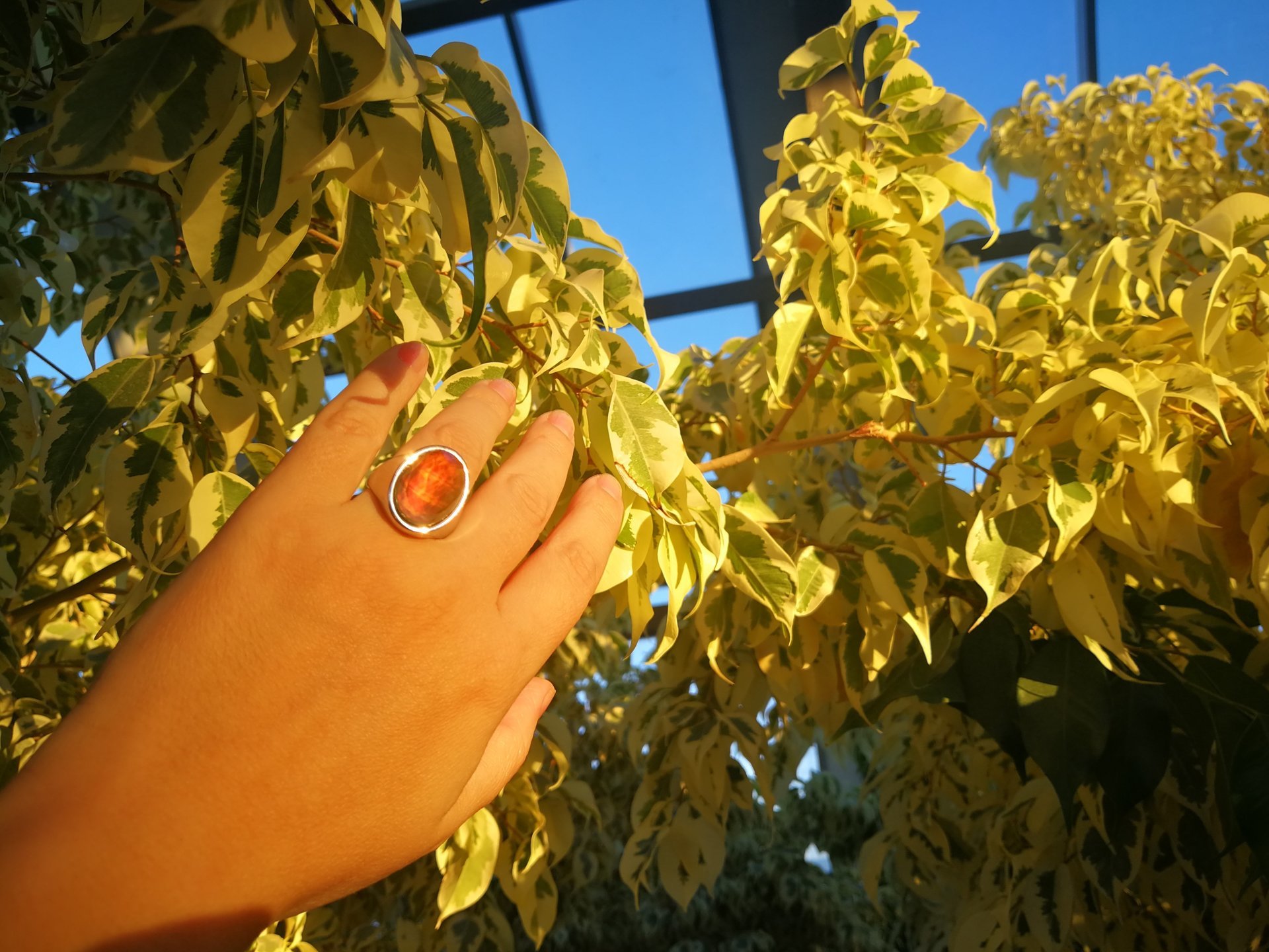 King of Gentlemen - Mood Ring - 18x13 mm - Stainless Steel - faceted AAA Crystal Quartz