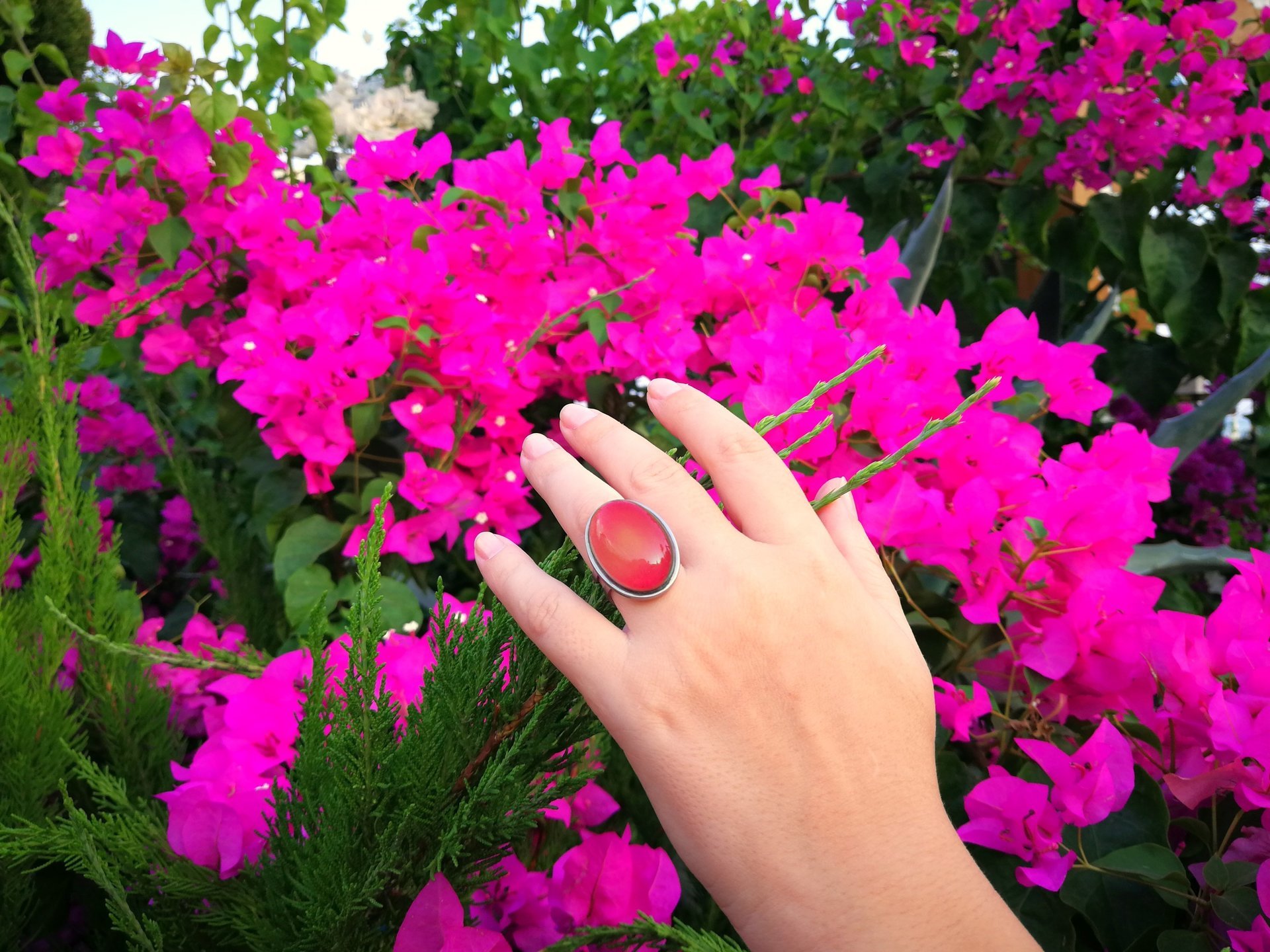 Queen of Destiny - Mood Ring - Adjustable - 25x18 mm - Stainless Steel