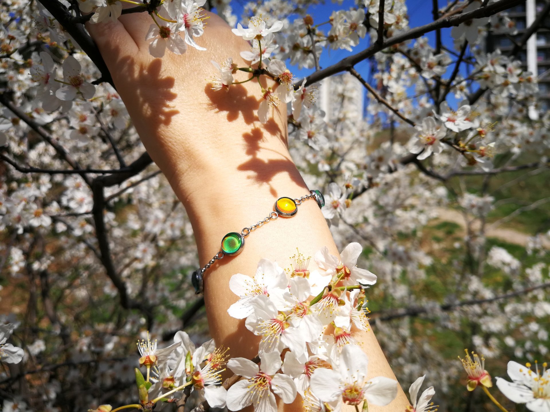 String of Luck - Mood Bracelet - 8 mm - Stainless Steel
