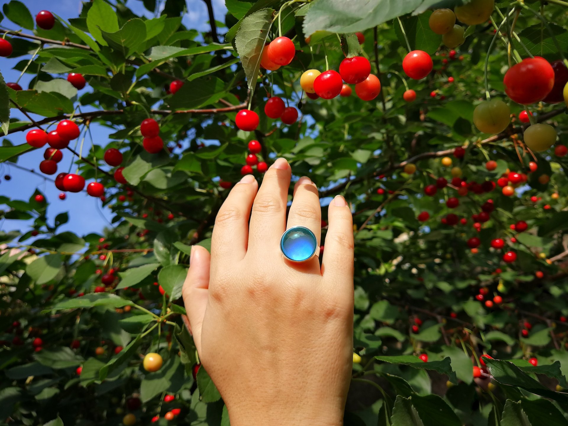 Princess of Dreams - Mood Ring - 17 mm - Sterling Silver 925