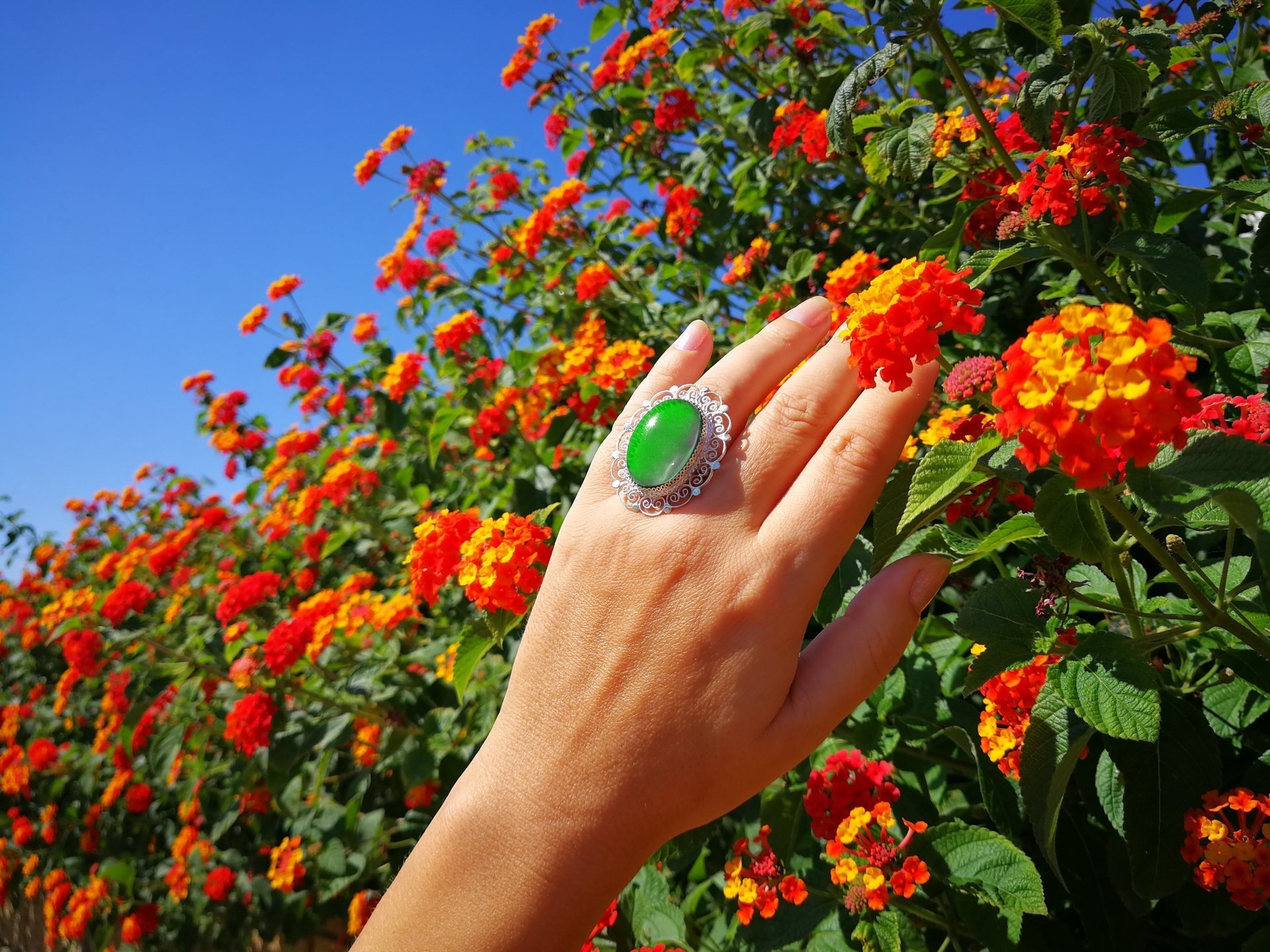 Queen of Style - Mood Ring - 25x18 mm - Silver 800
