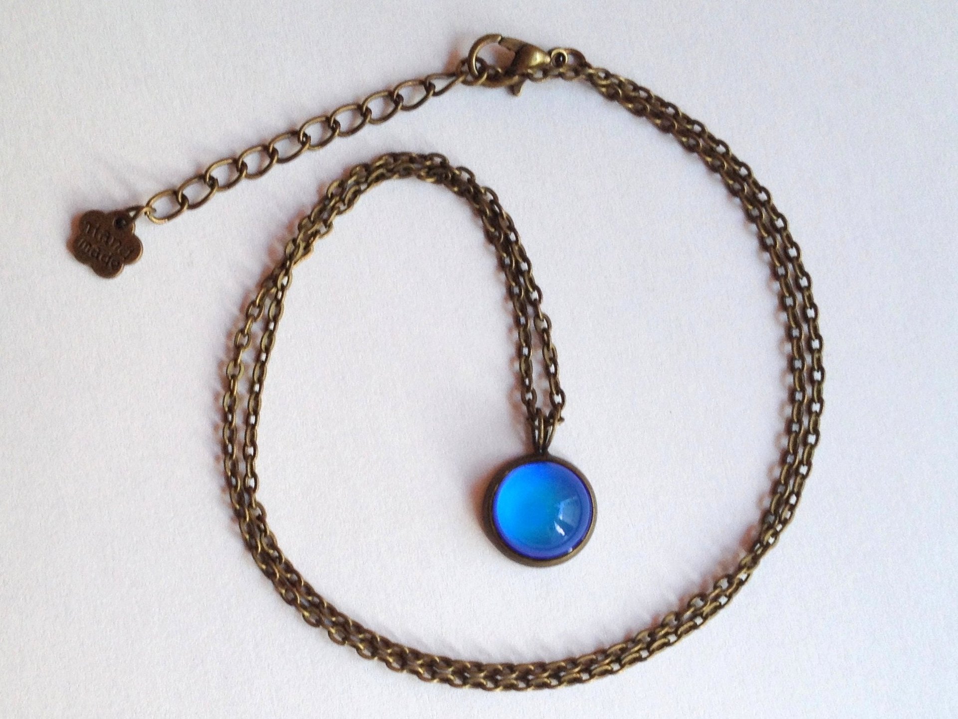 Secret Colors of Joy - Mood Necklace - 12 mm - Brass