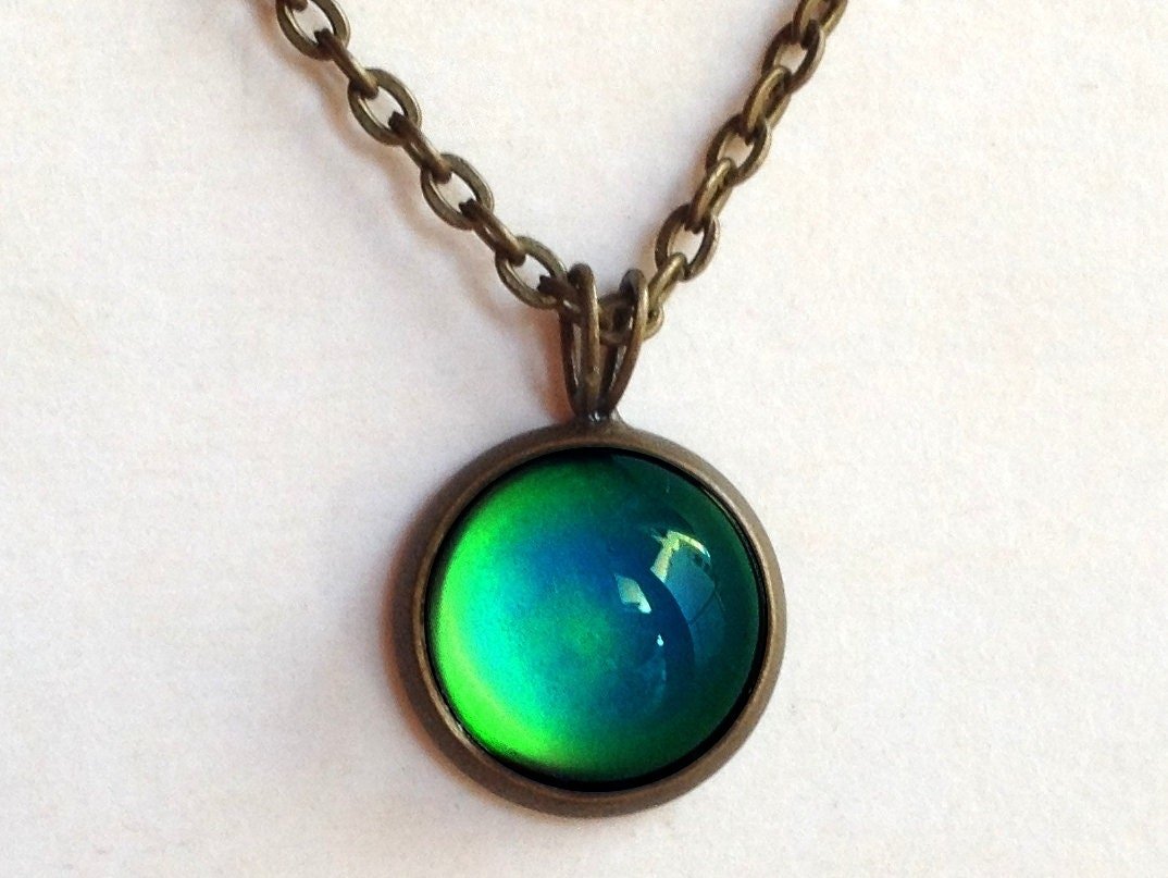 Secret Colors of Joy - Mood Necklace - 12 mm - Brass