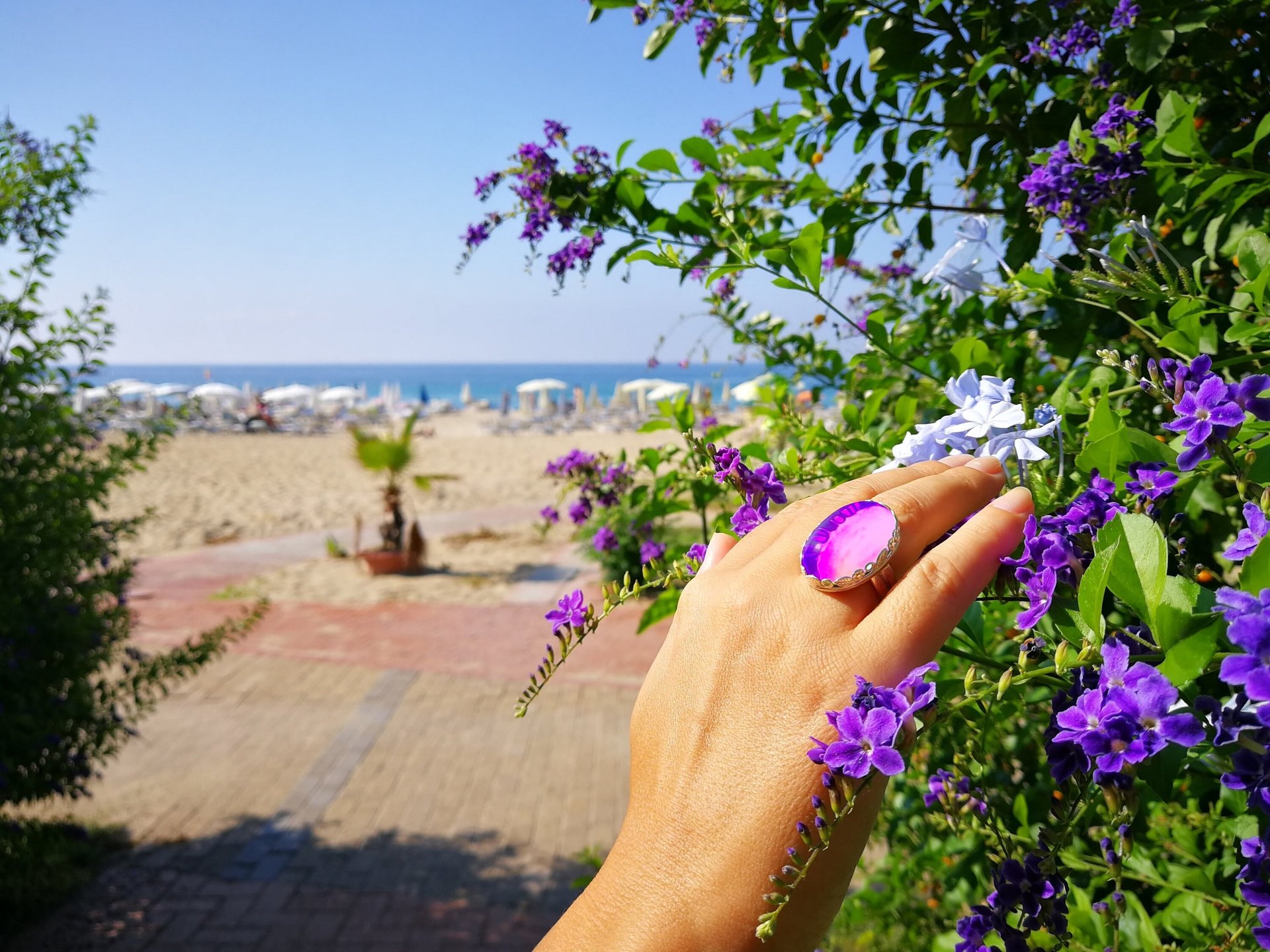 Queen of Grace - Mood Ring - 25x18 mm - Sterling Silver 925