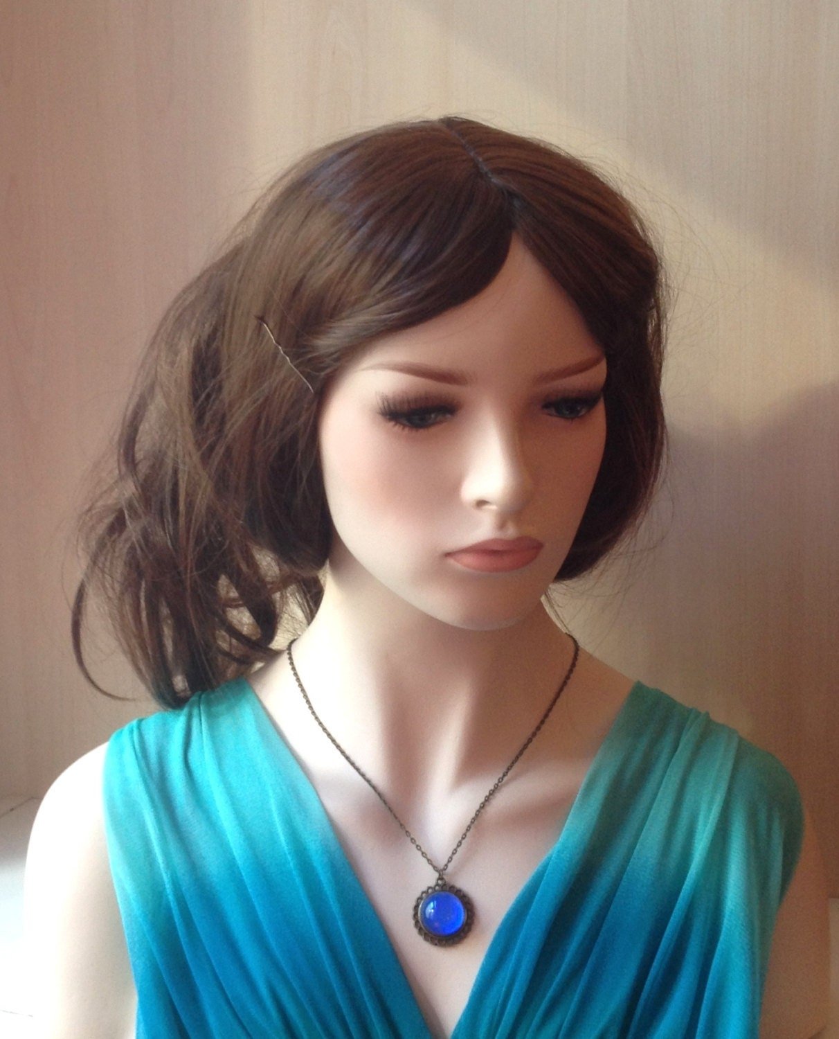 Flower of Love - Mood Necklace - 20 mm - Brass