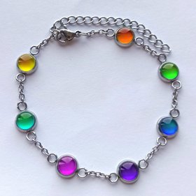 Lucky Seven - Mood Bracelet - 6 mm - Stainless Steel