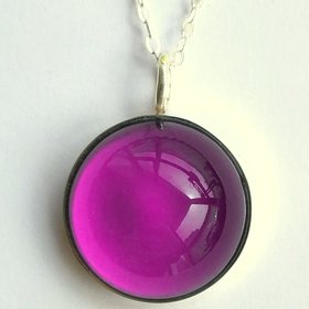 Arch Empress of the Silver Skies - Mood Necklace - 20 mm - Sterling Silver 925
