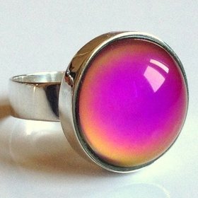 Silver Dream - Mood Ring - 16 mm - Sterling Silver 925