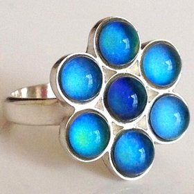 Flower of Light - Mood Ring - Sterling Silver 925