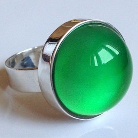 Princess of Dreams - Mood Ring - 17 mm - Sterling Silver 925