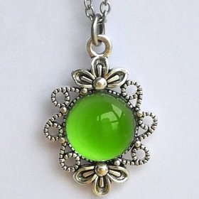 Royal Princess of Nobles - Mood Necklace - 12 mm - Brass